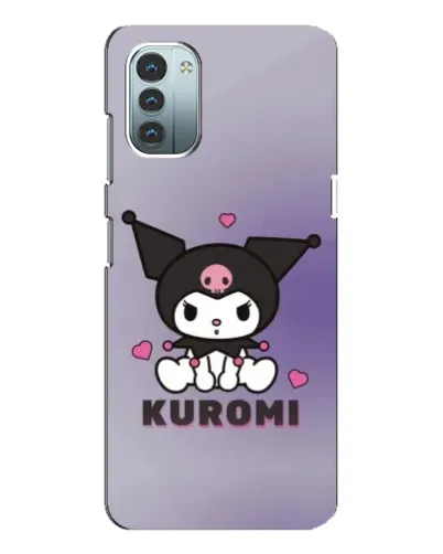 Чохол для Nokia G21 з картинкою «Kuromi — фіолетовий арт»