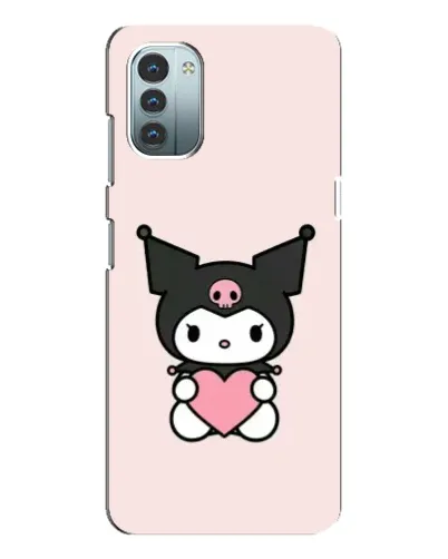 Чохол для Nokia G21 з картинкою «Kuromi та серце»