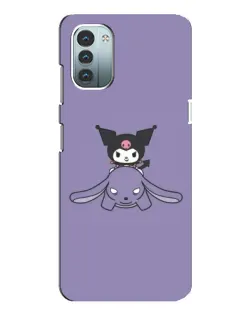 Чохол для Nokia G21 з картинкою «Kuromi на ліловому фоні» Чохол для Nokia G21 з картинкою «Kuromi на ліловому фоні»