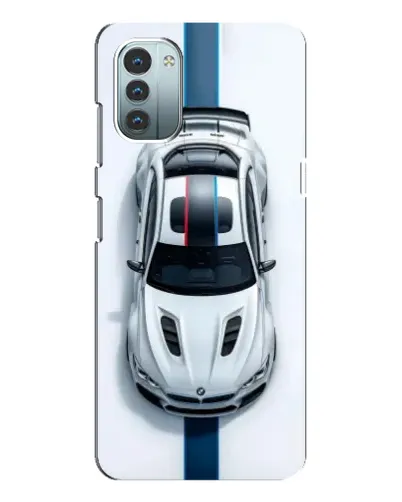 Чехол для Nokia G21 с картинкой «Вид сверху — BMW M»
