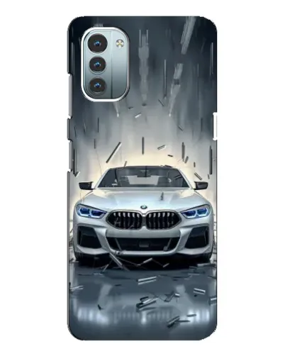Чехол для Nokia G21 с картинкой «BMW в свете фар»
