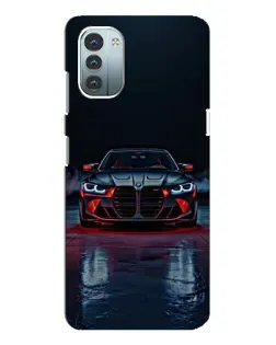 Чехол для Nokia G21 с картинкой «BMW на мокрой дороге»