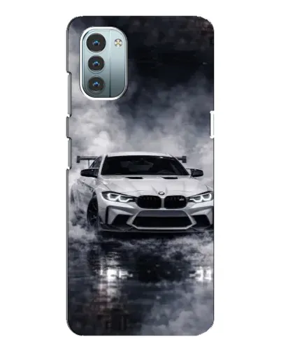 Чехол для Nokia G21 с картинкой «BMW сквозь туман»