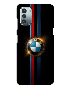 Чехол для Nokia G21 с картинкой «BMW M-Power неон»