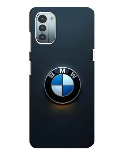 Чехол для Nokia G21 с картинкой «Логотип BMW — минимализм»