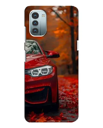 Чехол для Nokia G21 с картинкой «Осенняя BMW M4»