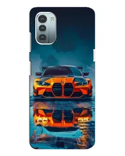 Чохол для Nokia G21 з картинкою «BMW — золота емблема»