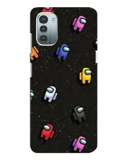 Чехол для Nokia G21 с картинкой «Космический паттерн Among Us» Чехол для Nokia G21 с картинкой «Космический паттерн Among Us»