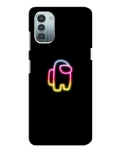 Чехол для Nokia G21 с картинкой «Among Us градиент»