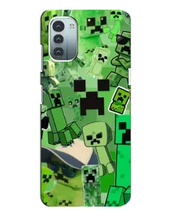 Чехол для Nokia G21 с картинкой «Криперы Minecraft» Чехол для Nokia G21 с картинкой «Криперы Minecraft»