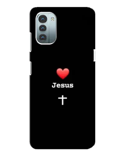 Чохол для Nokia G21 з картинкою «Серце - Jesus»
