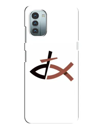 Чохол для Nokia G21 з картинкою «Риба та хрест»