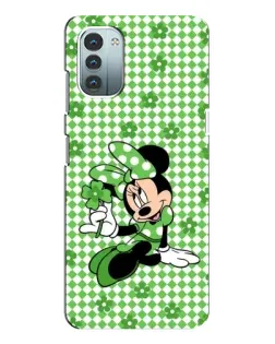 Чехол для Nokia G21 с картинкой «Mickey в клетку»