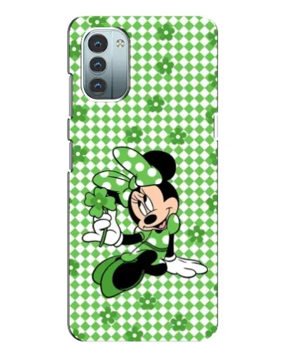 Чехол для Nokia G21 с картинкой «Mickey в клетку»