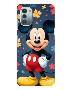 Чехол для Nokia G21 с картинкой «Осенний Mickey Mouse»