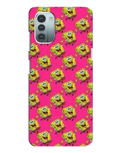 Чехол для Nokia G21 с картинкой «Розовый паттерн»