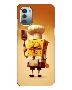 Чехол для Nokia G21 с картинкой «Губка Боб повар»