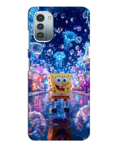 Чехол для Nokia G21 с картинкой «Неоновый океан»