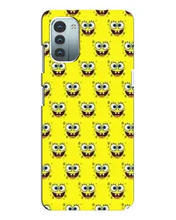 Чехол для Nokia G21 с картинкой «Паттерн Губка Боб»