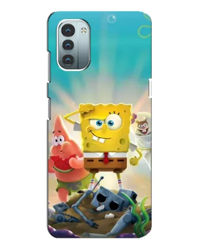 Чехол для Nokia G21 с картинкой «Спанч Боб победитель»