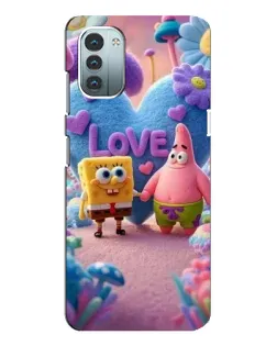 Чехол для Nokia G21 с картинкой «Губка Боб Патрик»
