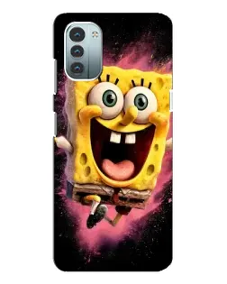 Чехол для Nokia G21 с картинкой «Взрывной Спанч Боб»
