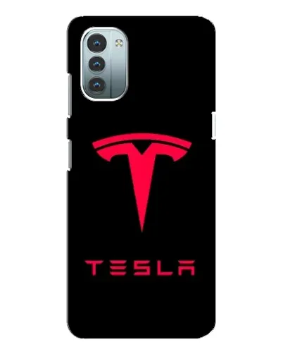 Чехол для Nokia G21 с картинкой «Tesla Red Logo» Чехол для Nokia G21 с картинкой «Tesla Red Logo»