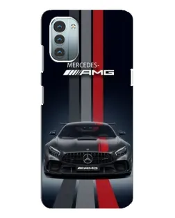 Чохол для Nokia G21 з картинкою «Mercedes — білий карбон»