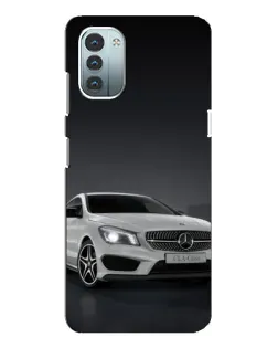 Чохол для Nokia G21 з картинкою «Mercedes AMG GT Silver»