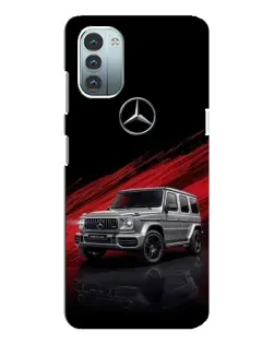 Чохол для Nokia G21 з картинкою «Mercedes G-Class червоний»
