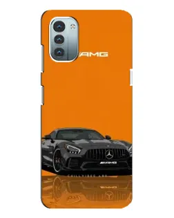 Чохол для Nokia G21 з картинкою «Помаранчевий Mercedes AMG»