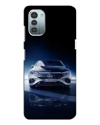 Чохол для Nokia G21 з картинкою «Нічний Mercedes EQ»