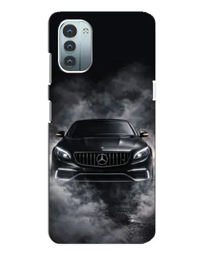 Чохол для Nokia G21 з картинкою «Mercedes у диму»