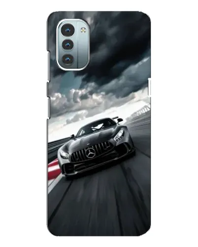 Чохол для Nokia G21 з картинкою «Гоночний Mercedes AMG»