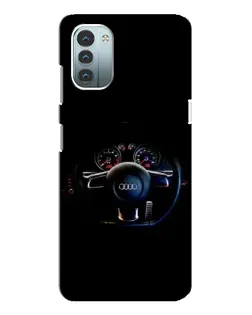 Чохол для Nokia G21 з картинкою «Салон Audi — кермо»