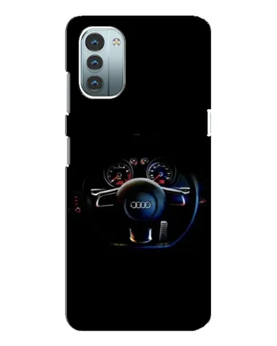Чохол для Nokia G21 з картинкою «Салон Audi — кермо»