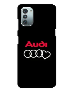 Чохол для Nokia G21 з картинкою «Логотип Audi Heart»