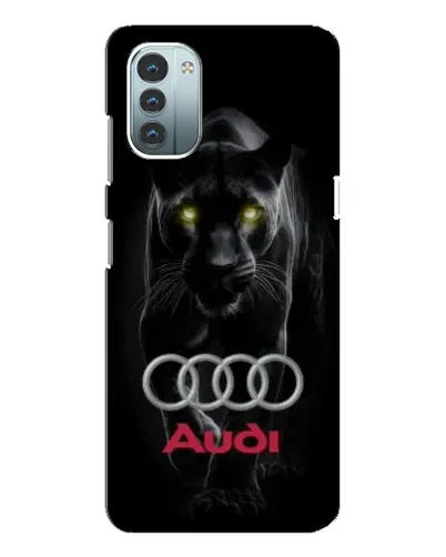 Чохол для Nokia G21 з картинкою «Пантера та Audi»