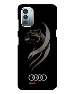 Чохол для Nokia G21 з картинкою «Графіка — пантера та Audi»