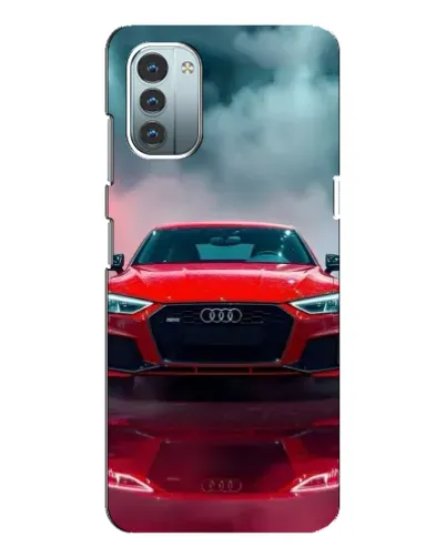 Чохол для Nokia G21 з картинкою «Audi RS — червоний стиль»