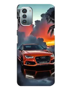 Чохол для Nokia G21 з картинкою «Audi — захід сонця»