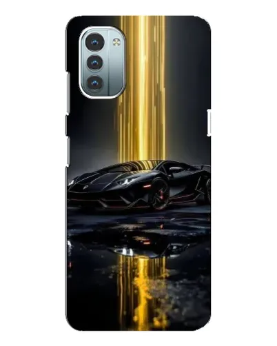 Чохол для Nokia G21 з картинкою «Нічний Lamborghini драйв»