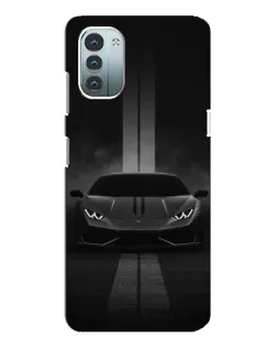 Чохол для Nokia G21 з картинкою «Lamborghini симетрія доріг»