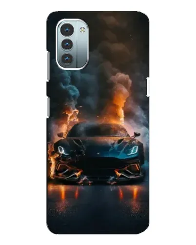 Чохол для Nokia G21 з картинкою «Lamborghini димна естетика»