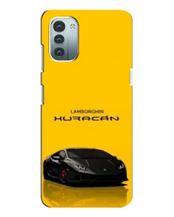 Чохол для Nokia G21 з картинкою «Lamborghini Huracan чорний»