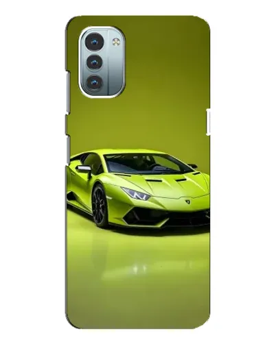 Чохол для Nokia G21 з картинкою «Салатовий Lamborghini Huracan»