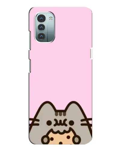 Чехол для Nokia G21 с картинкой «Pusheen и печенье» Чехол для Nokia G21 с картинкой «Pusheen и печенье»