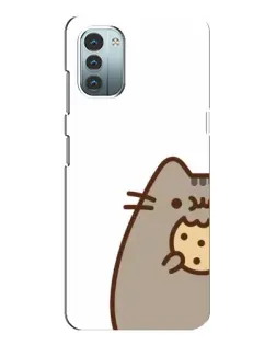 Чехол для Nokia G21 с картинкой «Пушин с печеньем»