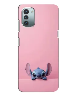 Чехол для Nokia G21 с картинкой «Stitch выглядывает»