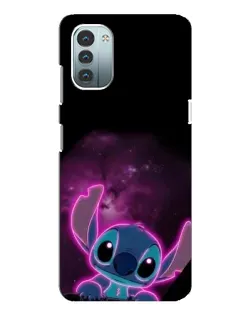 Чехол для Nokia G21 с картинкой «Неоновый Stitch»